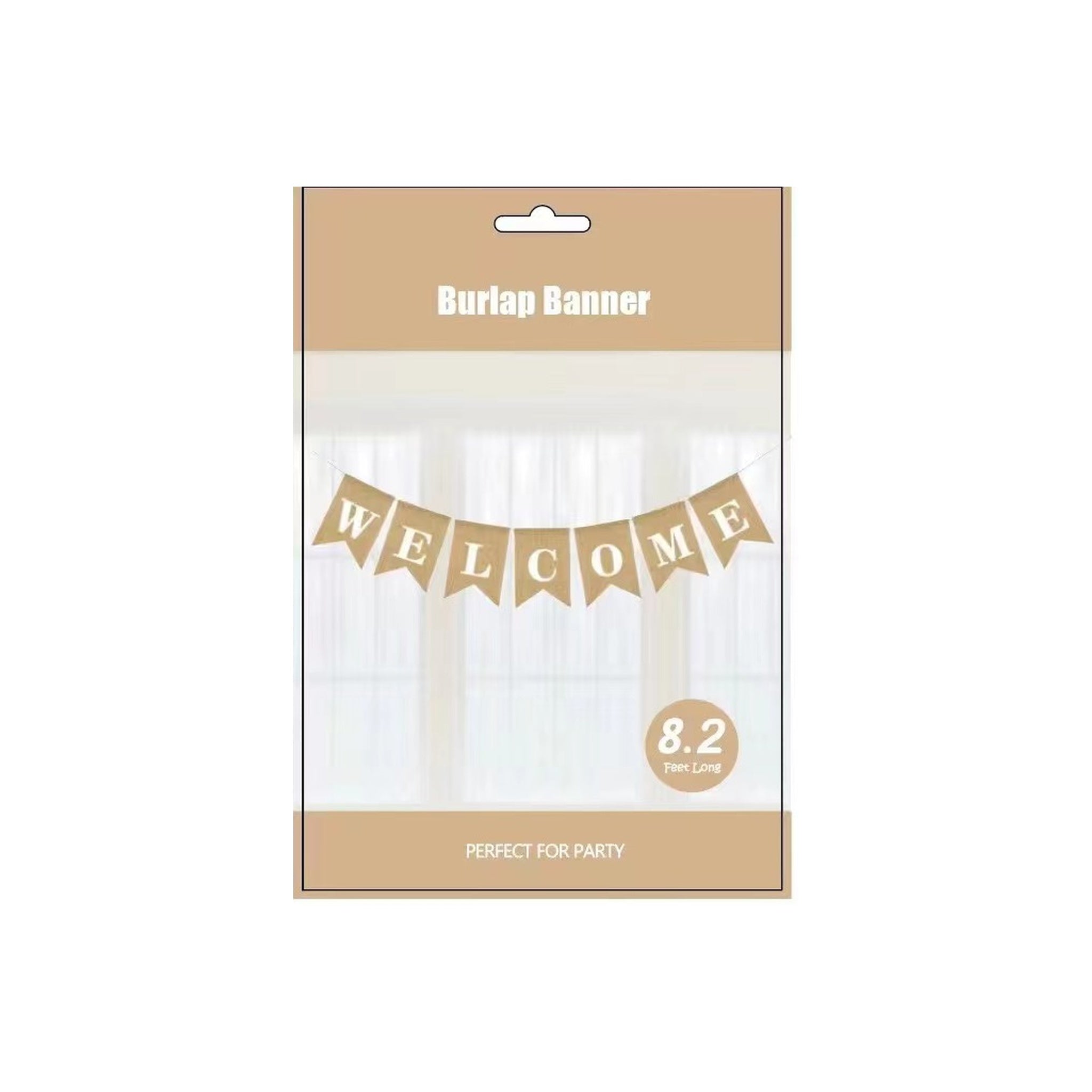Burlap Banner Welcome
